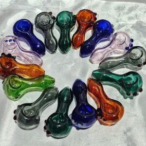 Pipas De Vidrio "7cm" Con Tubo De Color | Color al azar |