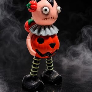 Bongs De Vidrio Con Epoxica – Halloween “Niño Calabaza”
