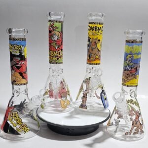 “25cm” Bongs D/Vidrio - Estampado “Scooby Team” #13 | Modelo al azar |