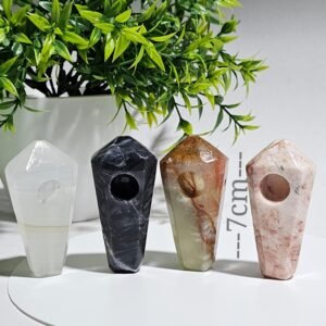 Pipa De Piedra Onix - 7cm #9 | Color al azar |
