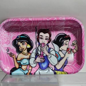 Bandeja De Metal | Sin Tapa 28x18 | “Girlies Cartoon”