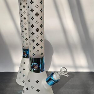 ”40cm” Bongs De Vidrio | Arenado Con logos | Unico Color