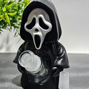"cm" Bongs De Vidrio | Con Diseño De Plástico Ultra Resistente “Scary Face” |