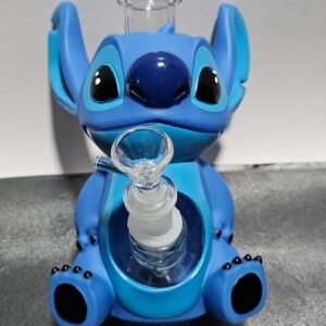 "cm" Bongs De Vidrio | Con Diseño De Plástico Ultra Resistente “Stitch” |