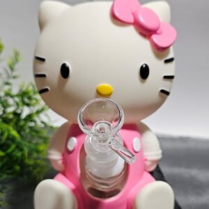 "cm" Bongs De Vidrio | Con Diseño De Plástico Ultra Resistente “Kitty” |