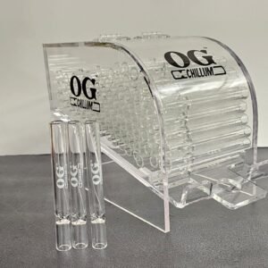 One Hitters De Vidrio - "OG Chillum" 100 Piezas Por Display
