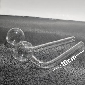 "10cm" Oil Burn - Repuesto Tubo en L Trasparente Grosor 10mm x 1.5mm