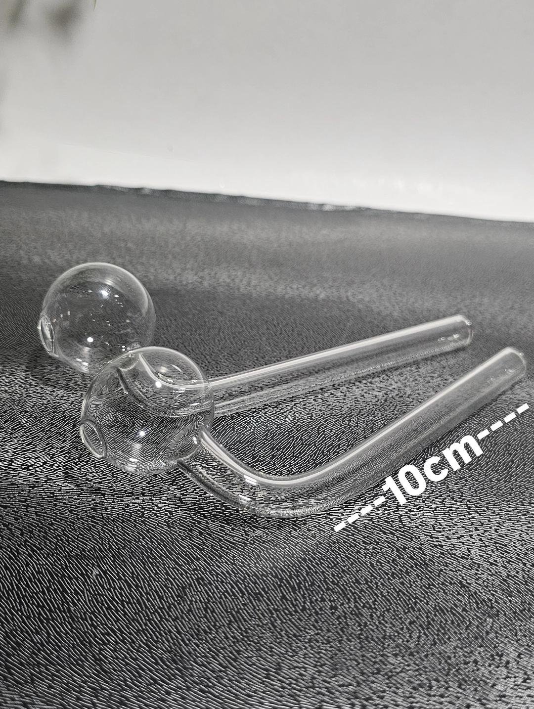 "10cm" Oil Burn - Repuesto Tubo en L Trasparente Grosor 10mm x 1.5mm