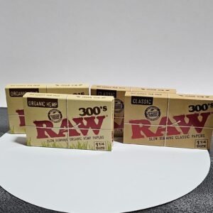 Raw 1 1/4 - 300`s Hojas Por Libros | 20 Libros Por Caja
