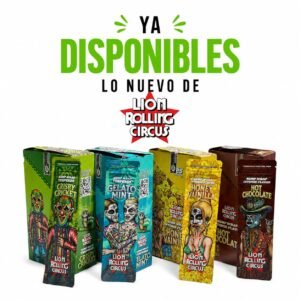 Lion Rolling Circus Intense Flavor | 2 Blunt Por Paquete | 25 Paquetes Por Caja