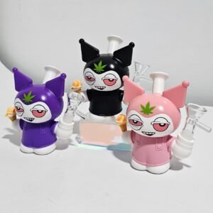 #8 Bongs Silicon "Kitty 420" | Color al azar |