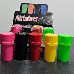 Contenedor & Grinder Todo En Uno | Material Plastico | Caja Con 12 Piezas