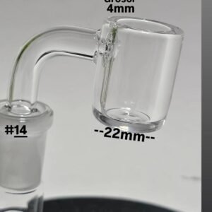 4mm Quarzo Banger nail #2 Tapa Plana – Entrada #14