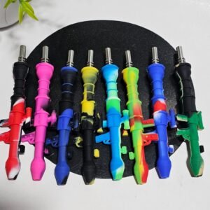 Nector Collector Silicon Con Puntilla de metal #15 | Color al azar |
