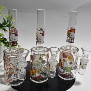 ”16cm” Dab Rings De vidrio Modelo “Kitty” | Modelo al azar | #10