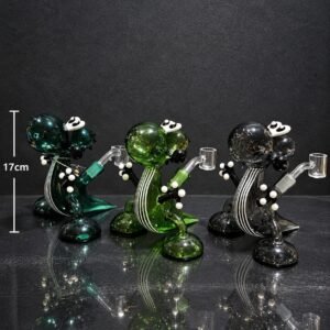 ”17cm” Dab Rig Bong - Modelo "Dinosaurio" | Colores al azar |